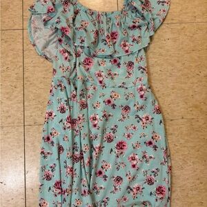 Off the shoulder Joe Boxer short sleeve dress! Women’s / juniors floral …